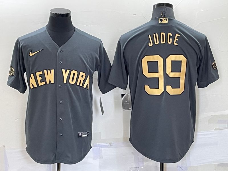 Men New York Yankees #99 Judge Grey 2022 All Star Nike MLB Jerseys